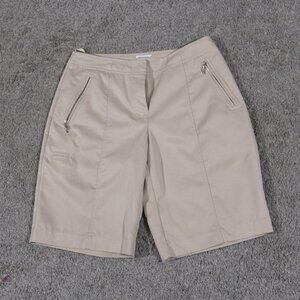 IZOD tan shorts, size 4